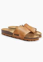 Djila Camel 1-Strap Sandals