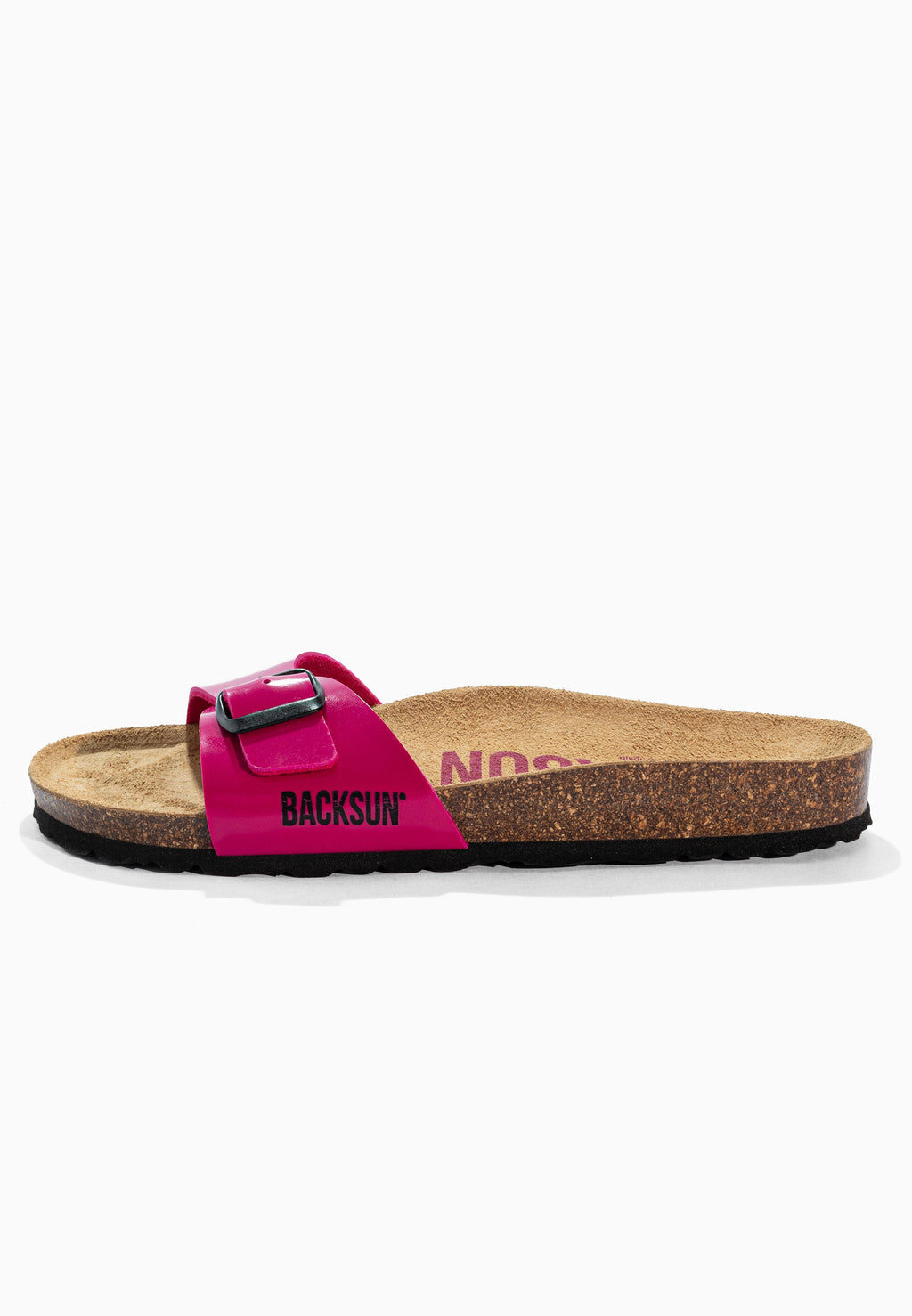 Sandales 1 Bride Paris Rose Fluo