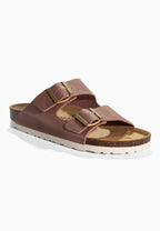 Sandales 2 Brides Bali Rose  en Cuir