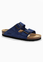Sandales 2 Brides Bali Bleu marine en Cuir Suédé