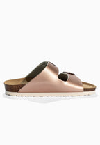 Bali Roségold 2-Riemen-Sandalen
