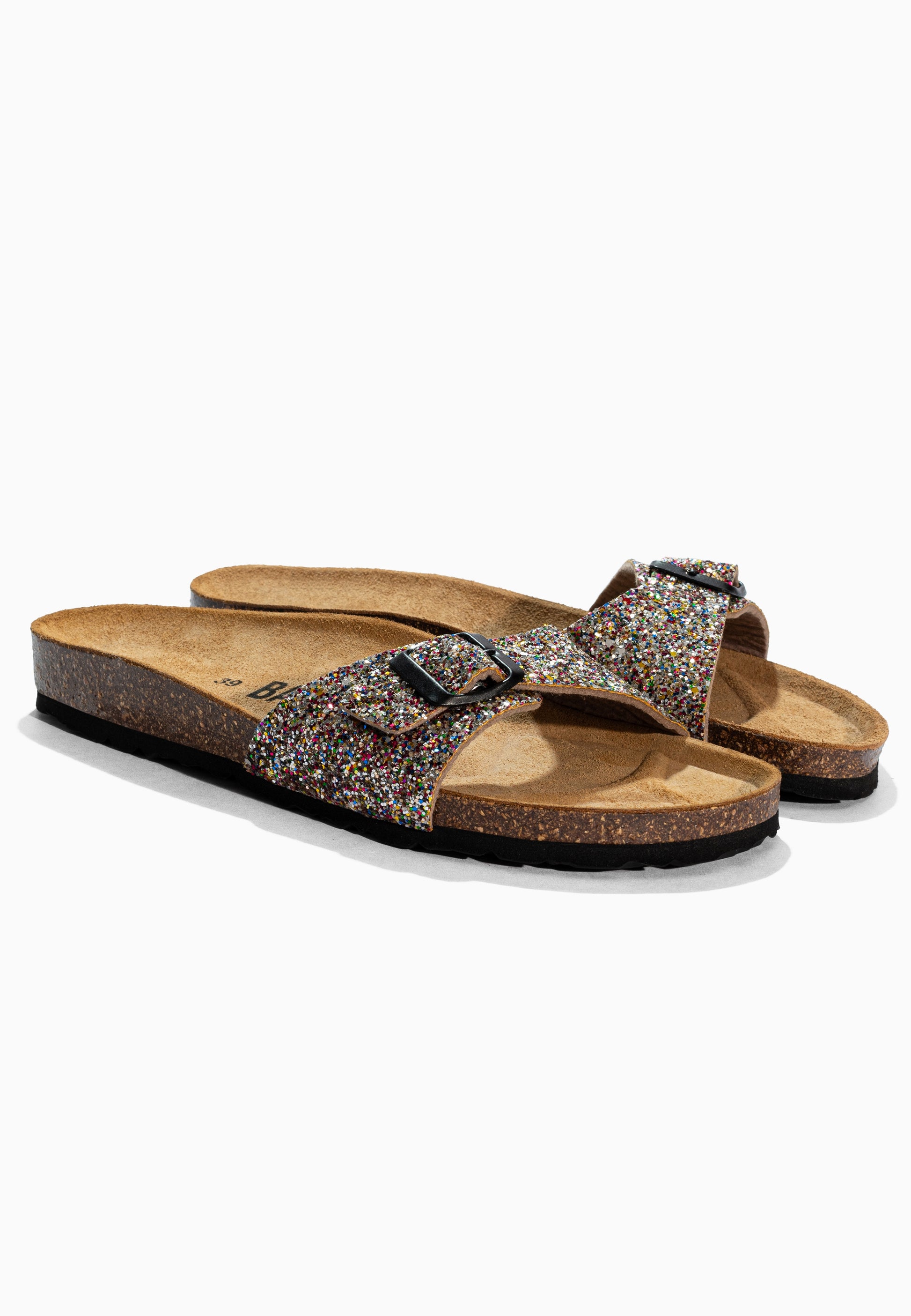 Sandales 1 Bride Paris Multicolore pailleté