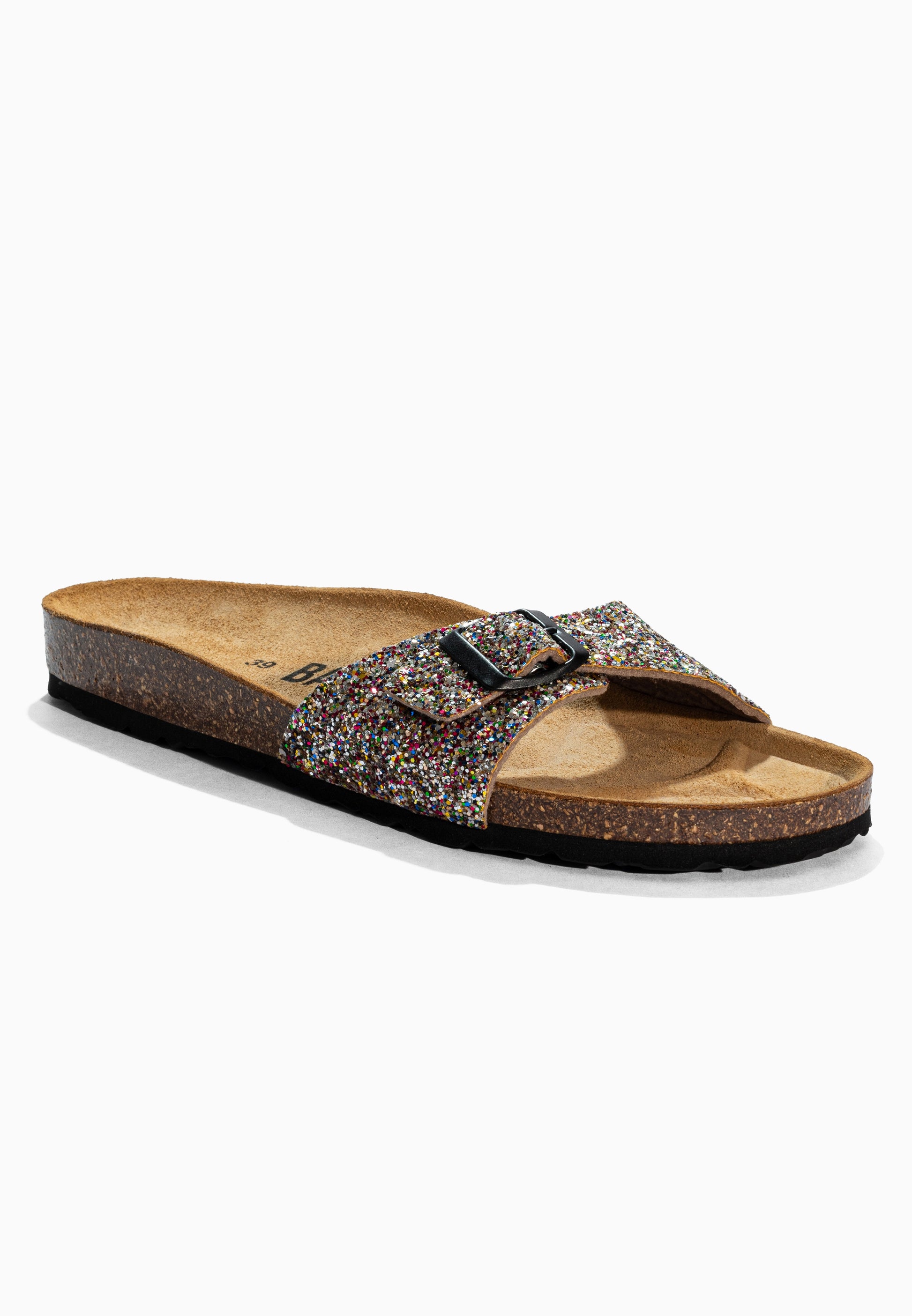 Sandales 1 Bride Paris Multicolore pailleté