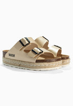 Gwana Gold Platform Sandals