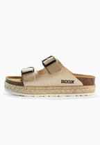 Gwana Gold Platform Sandals