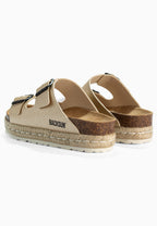 Gwana Gold Platform Sandals