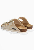 Bali Beige 2-Riemen-Sandalen