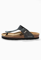 Singapore Anthracite Toe-Thong Sandals