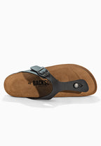 Singapore Anthracite Toe-Thong Sandals