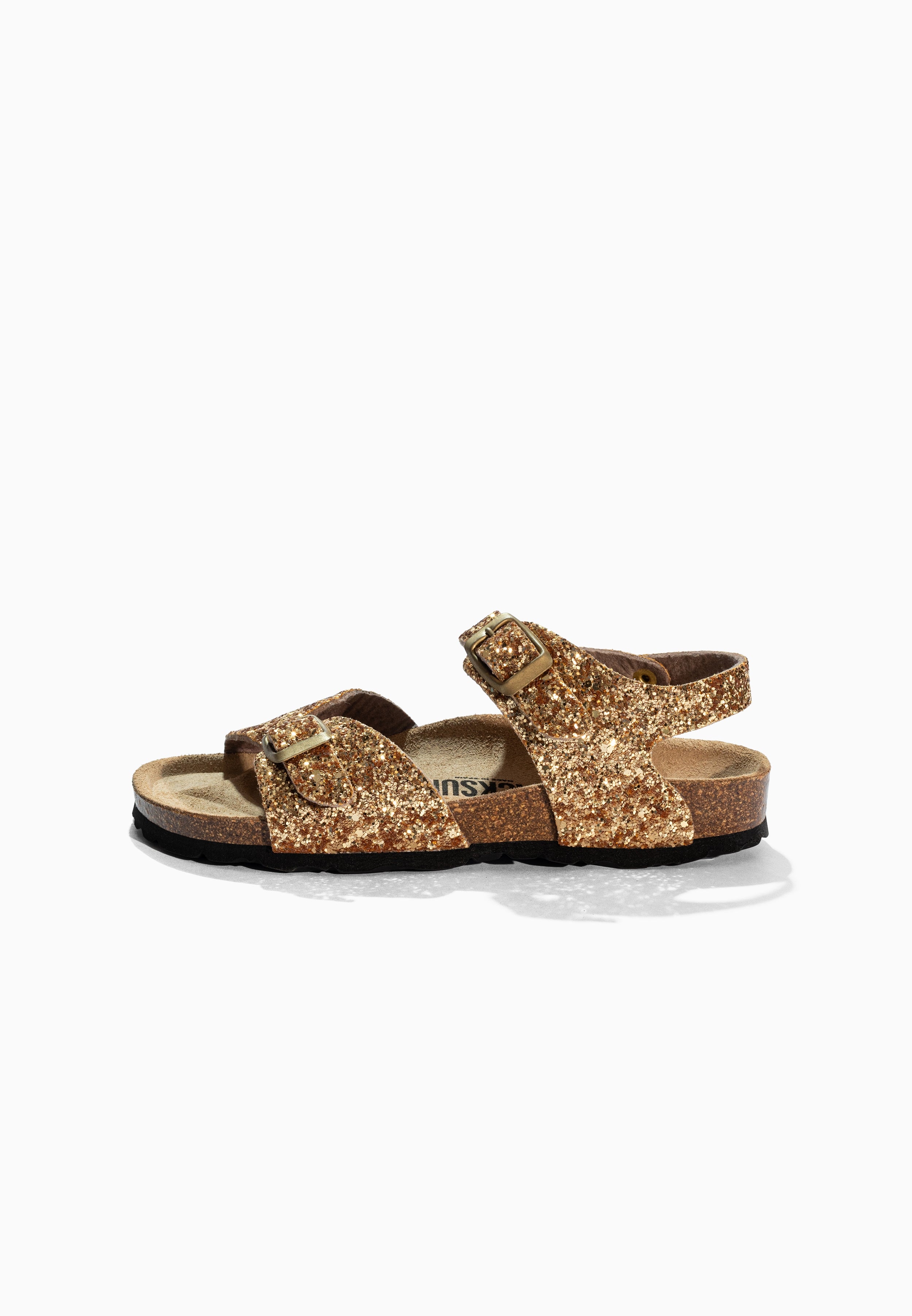 Sandales Multi-Brides Tana Doré pailleté
