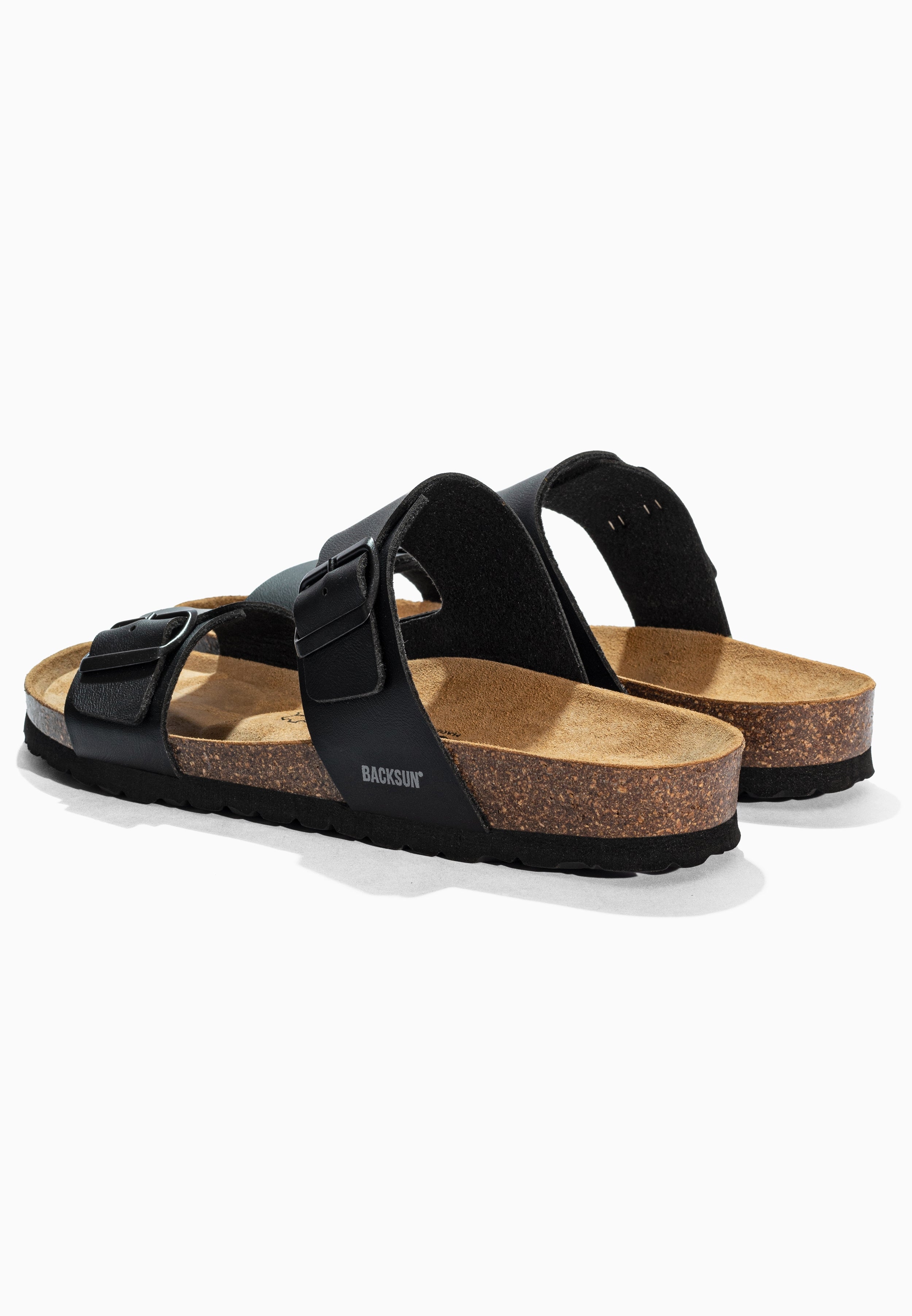 Sandales 2 Brides Messine Noir