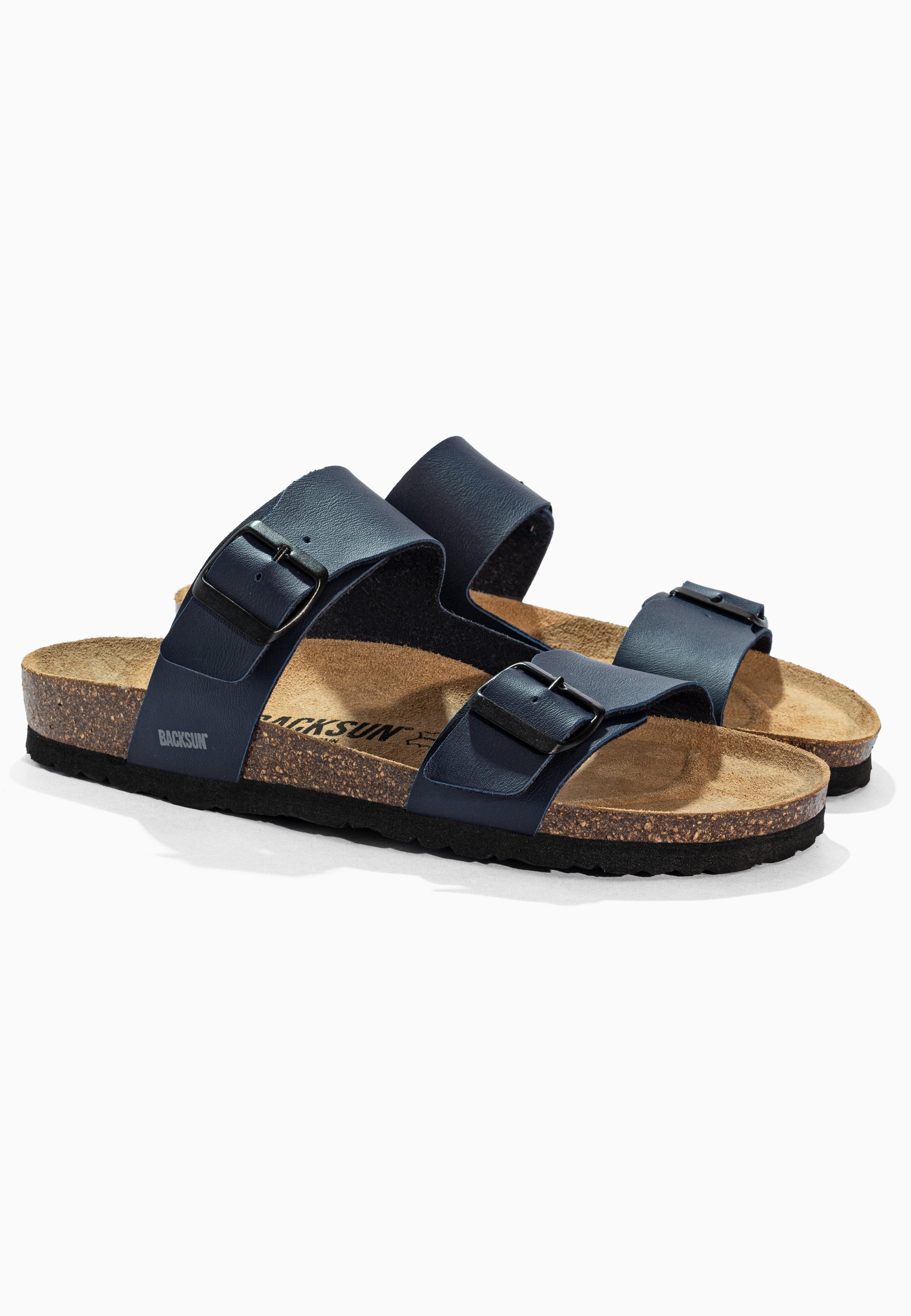 Sandales 2 Brides Messine Bleu marine