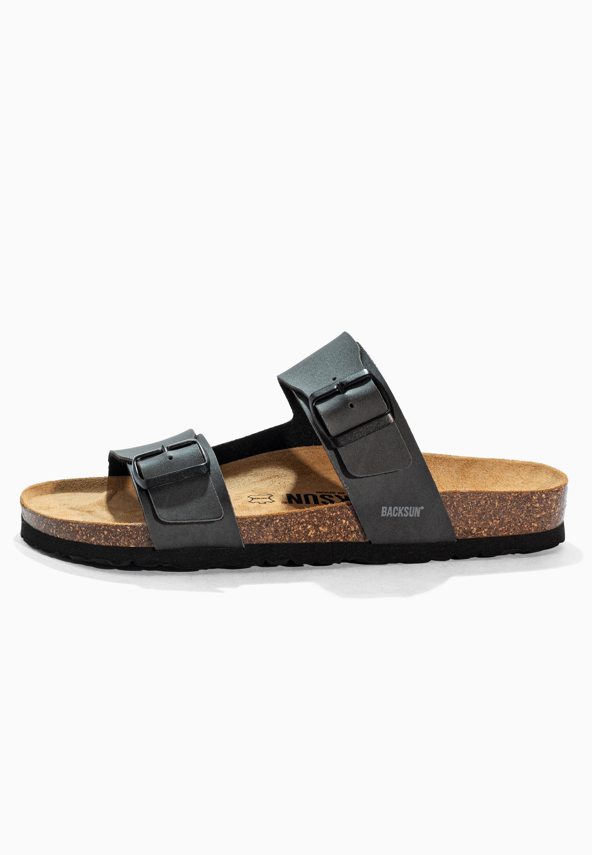 Sandales 2 Brides Messine Anthracite