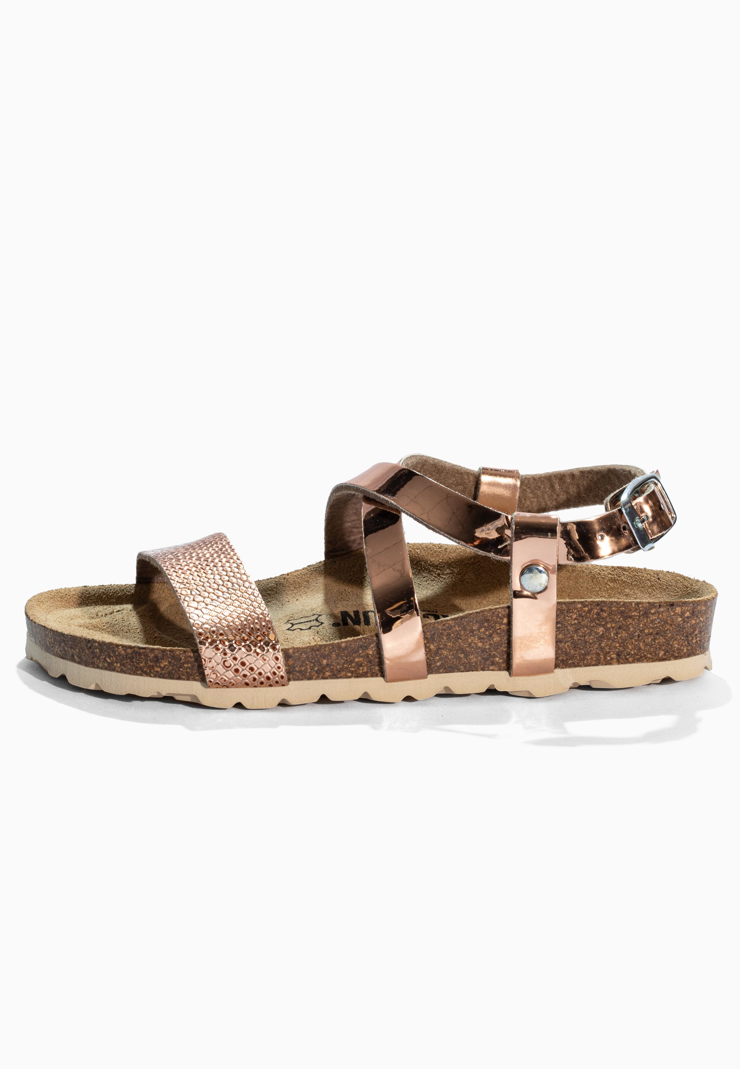 Sandales Multi-Brides Enora  Rose Doré