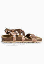 Sandales Multi-Brides Enora  Rose Doré