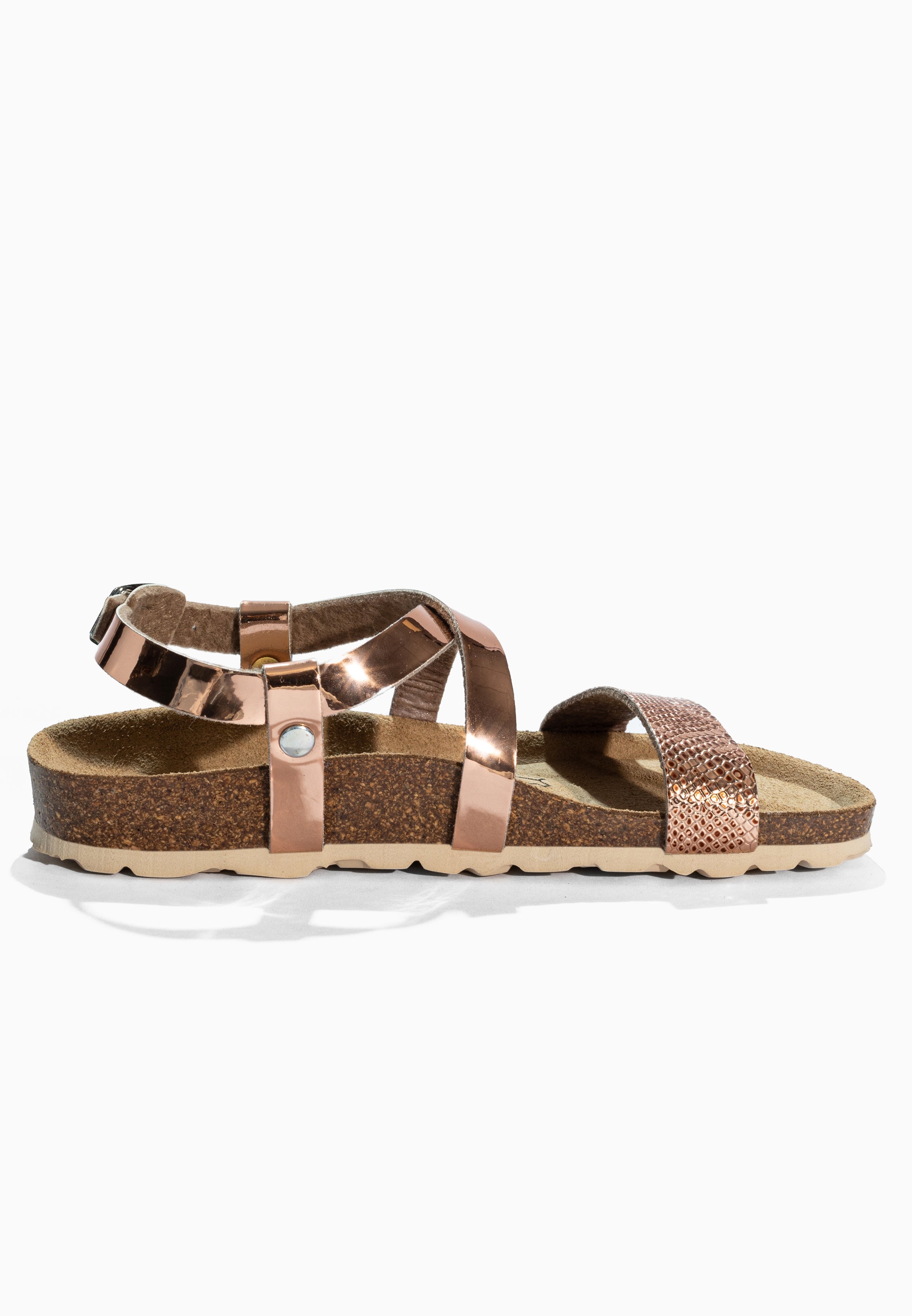Sandales Multi-Brides Enora  Rose Doré