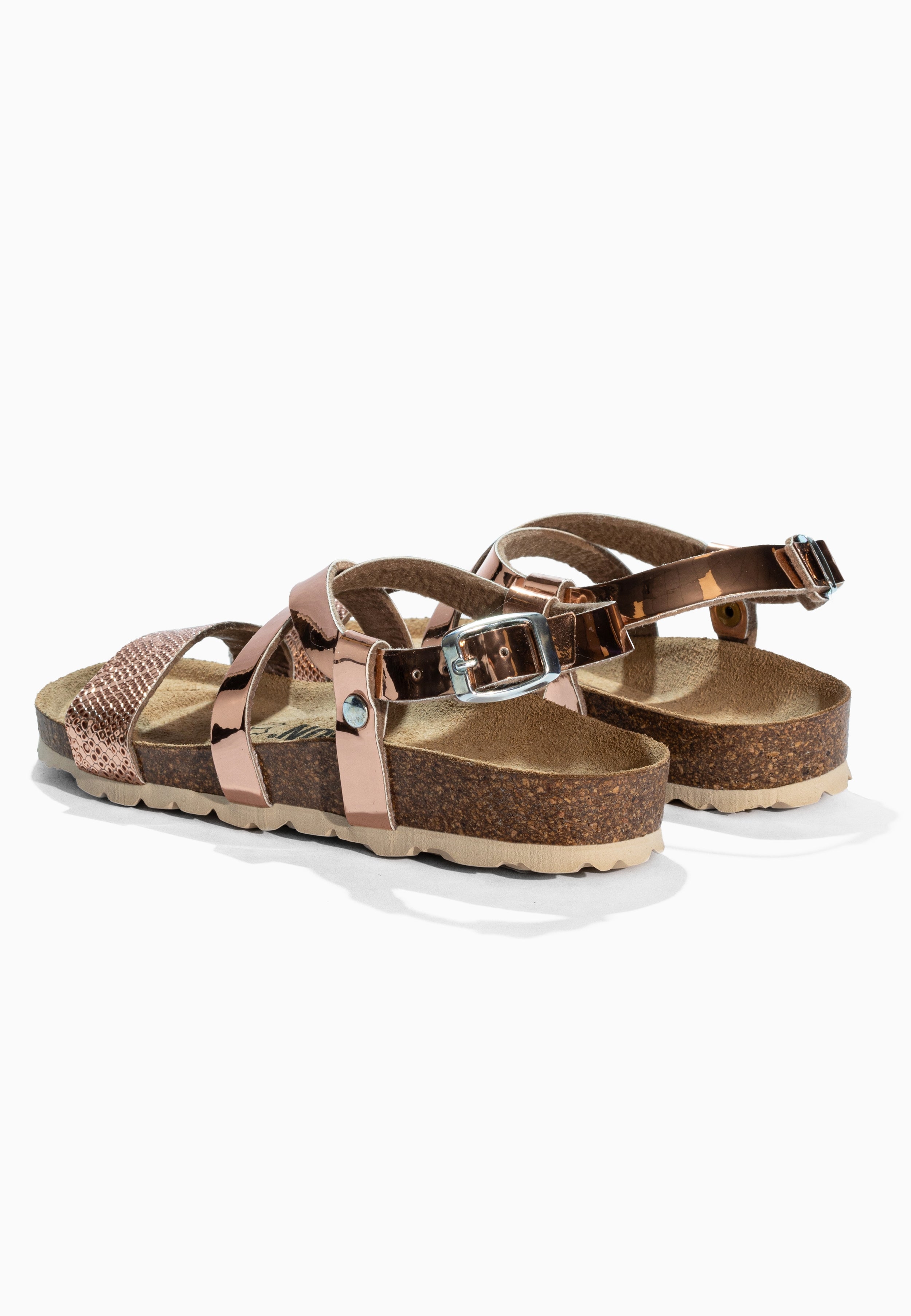 Sandales Multi-Brides Enora  Rose Doré