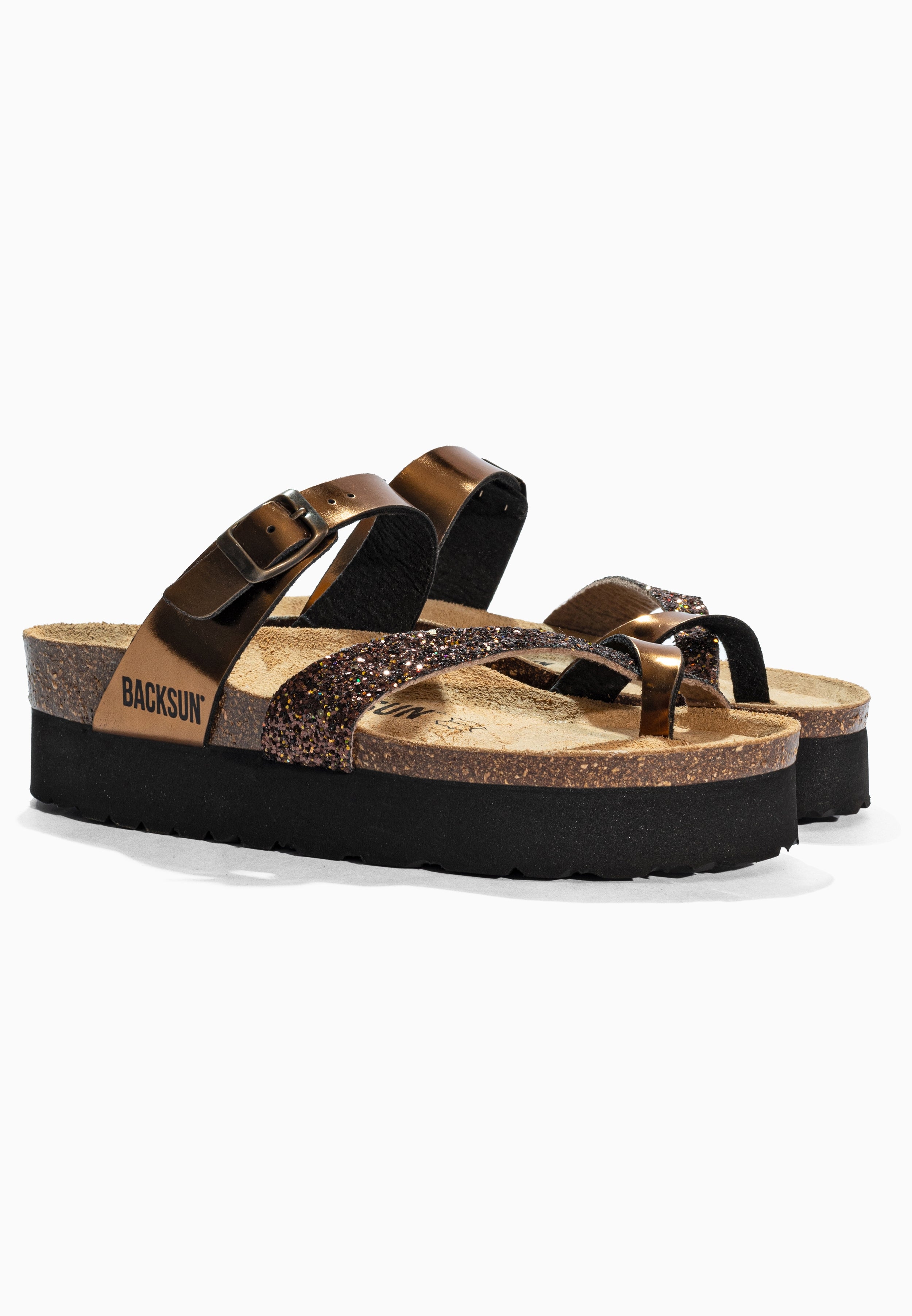 Sandales à Plateforme  Andy Bronze