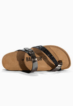 Andy Silver and Glitter Platform Sandals