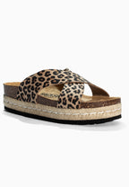 Sandales à Plateforme  Milano Leopard