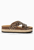 Sandales à Plateforme  Milano Leopard