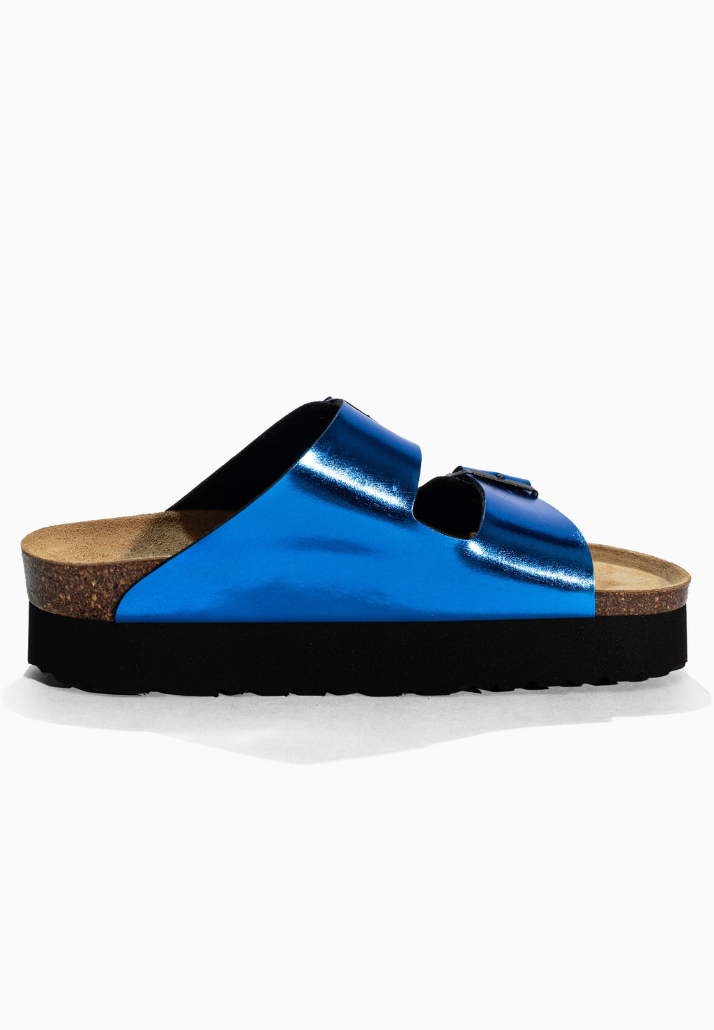 Maldives Blue Platform Sandals