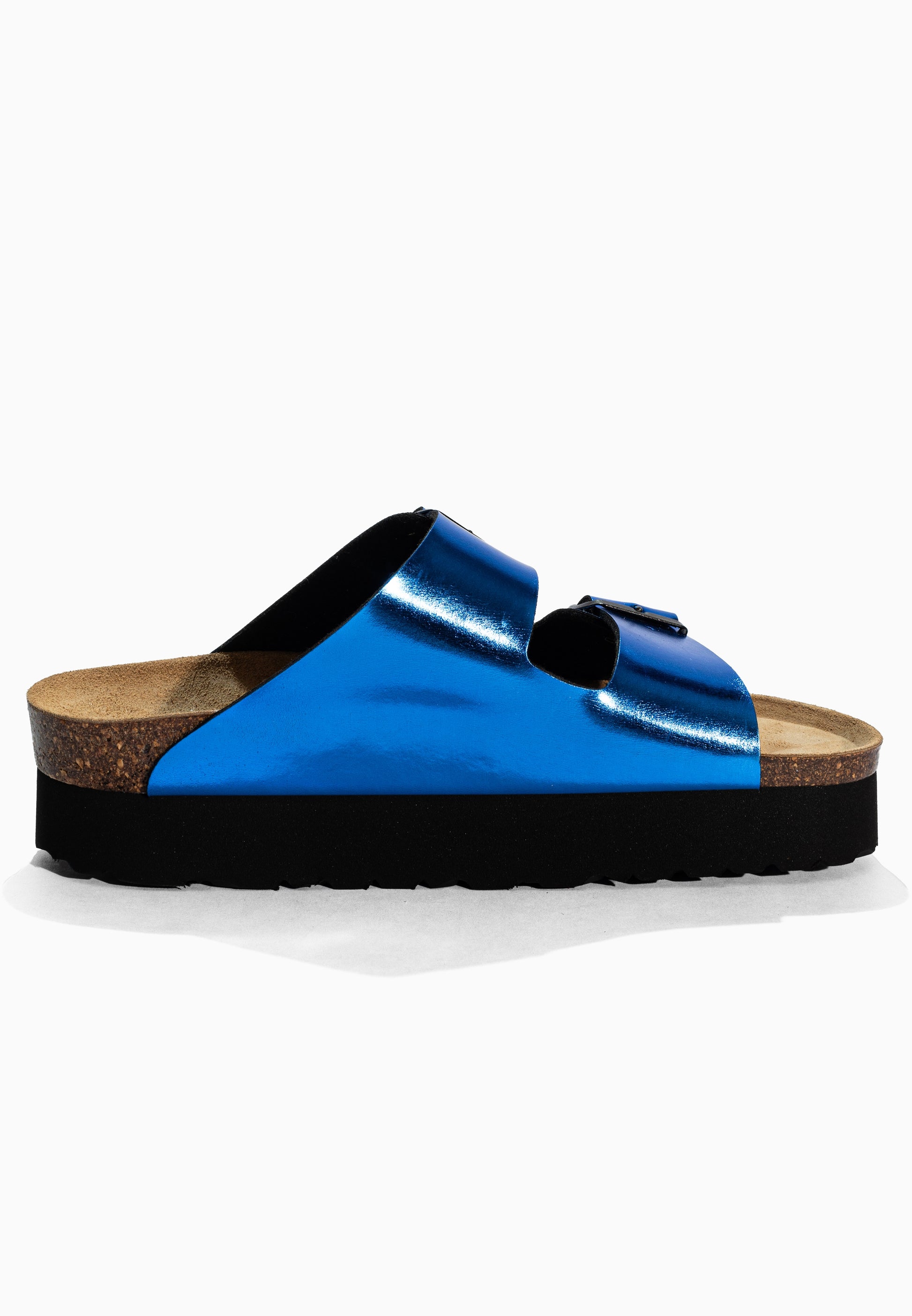 Maldives Blue Platform Sandals
