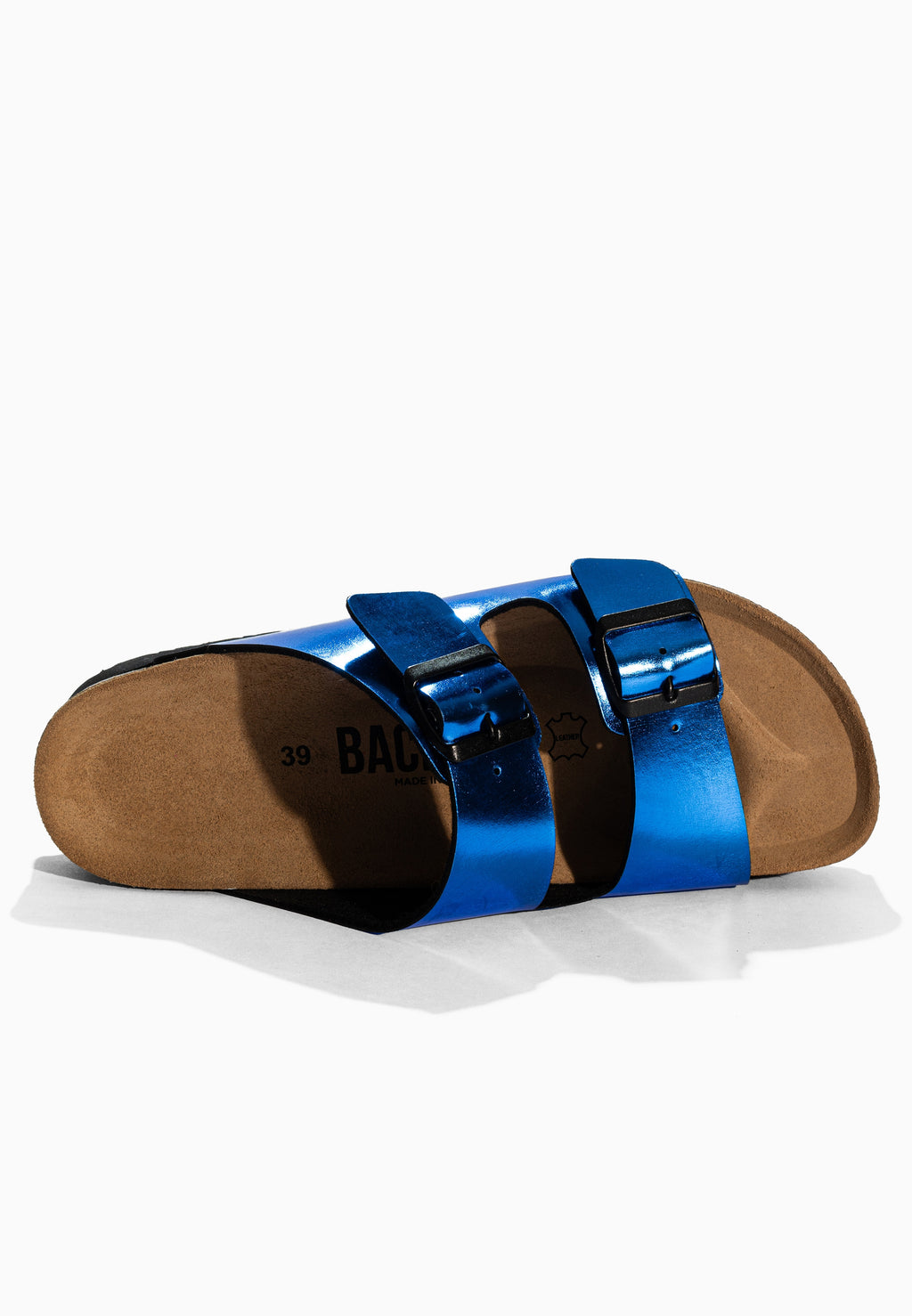 Maldives Blue Platform Sandals