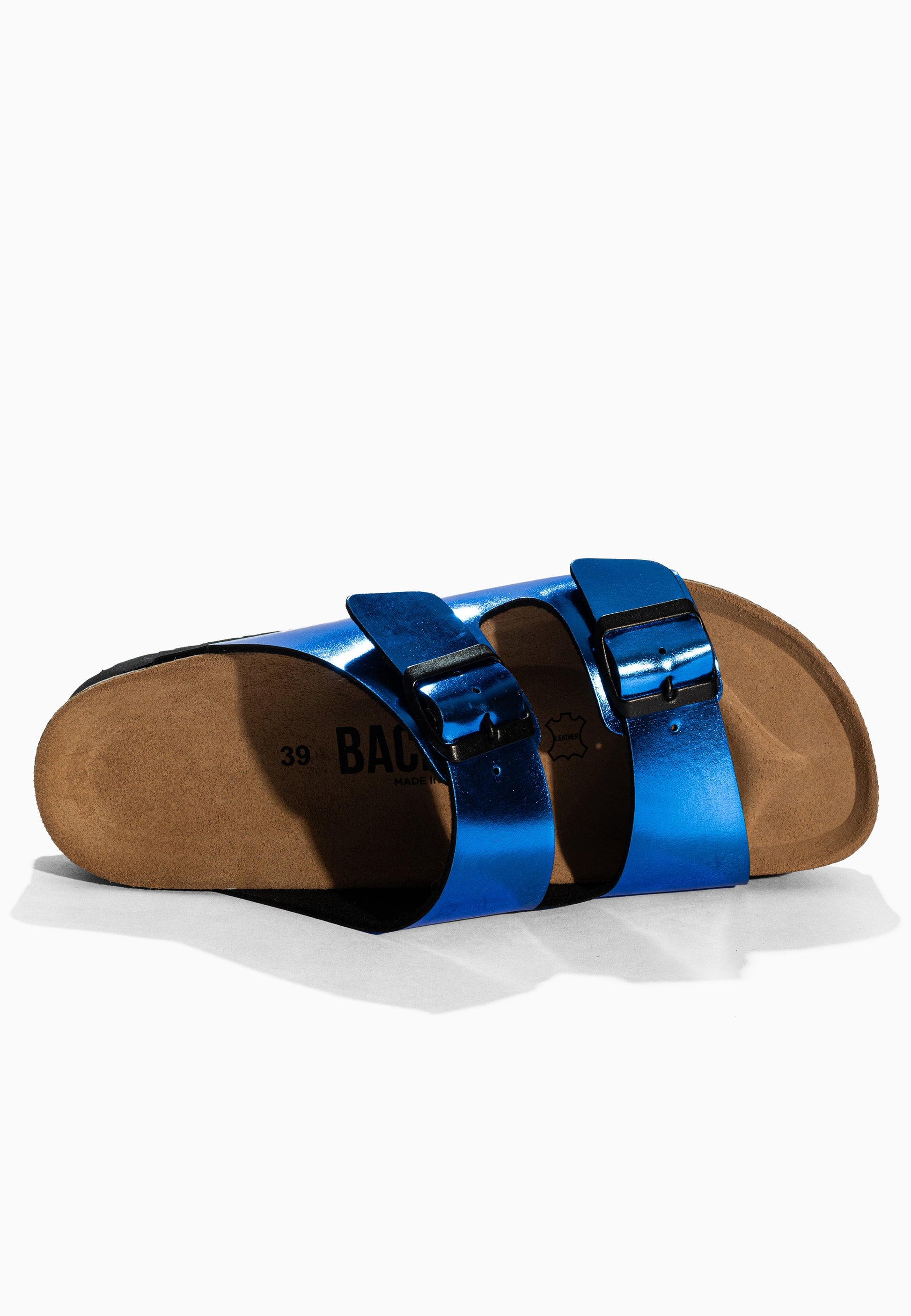 Maldives Blue Platform Sandals