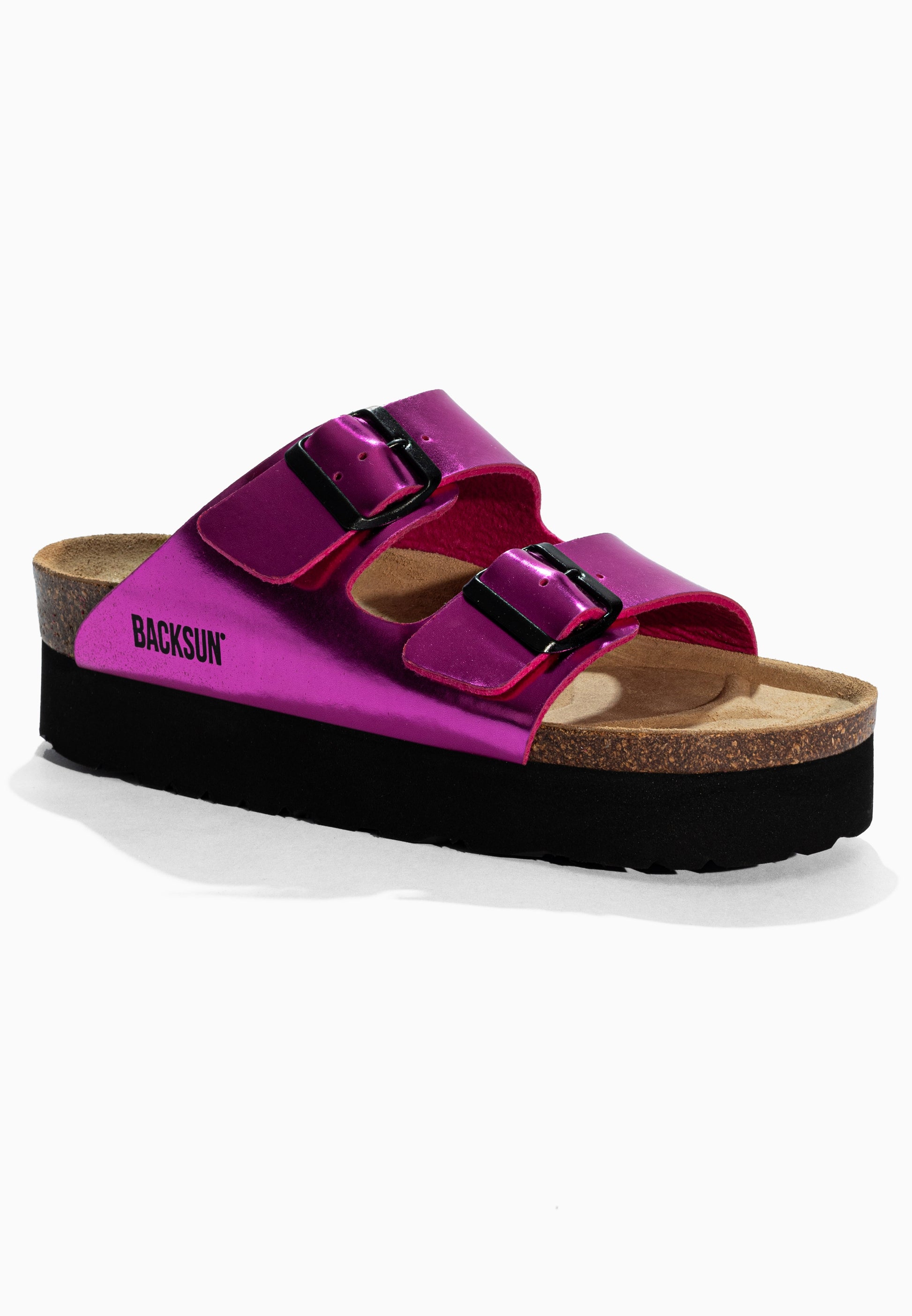 Sandales à Plateforme  Maldives Rose Fluo