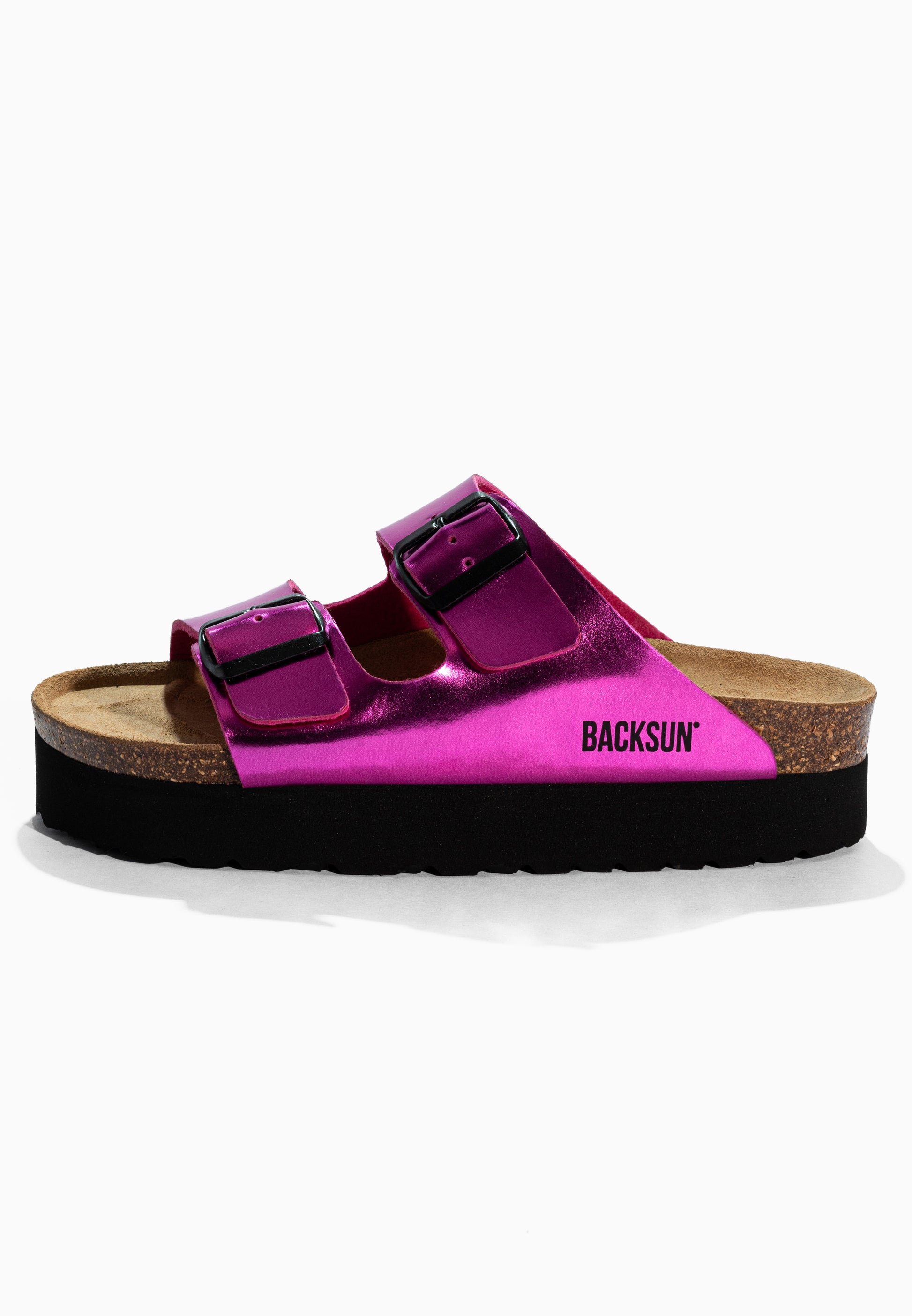 Sandales à Plateforme  Maldives Rose Fluo