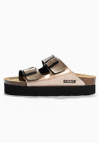 Maldives Bronze Platform Sandals