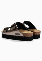 Maldives Bronze Platform Sandals