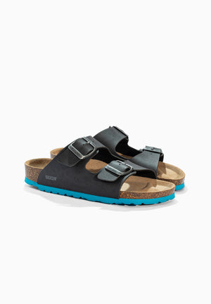 Sandales 2 Brides Bali Anthracite