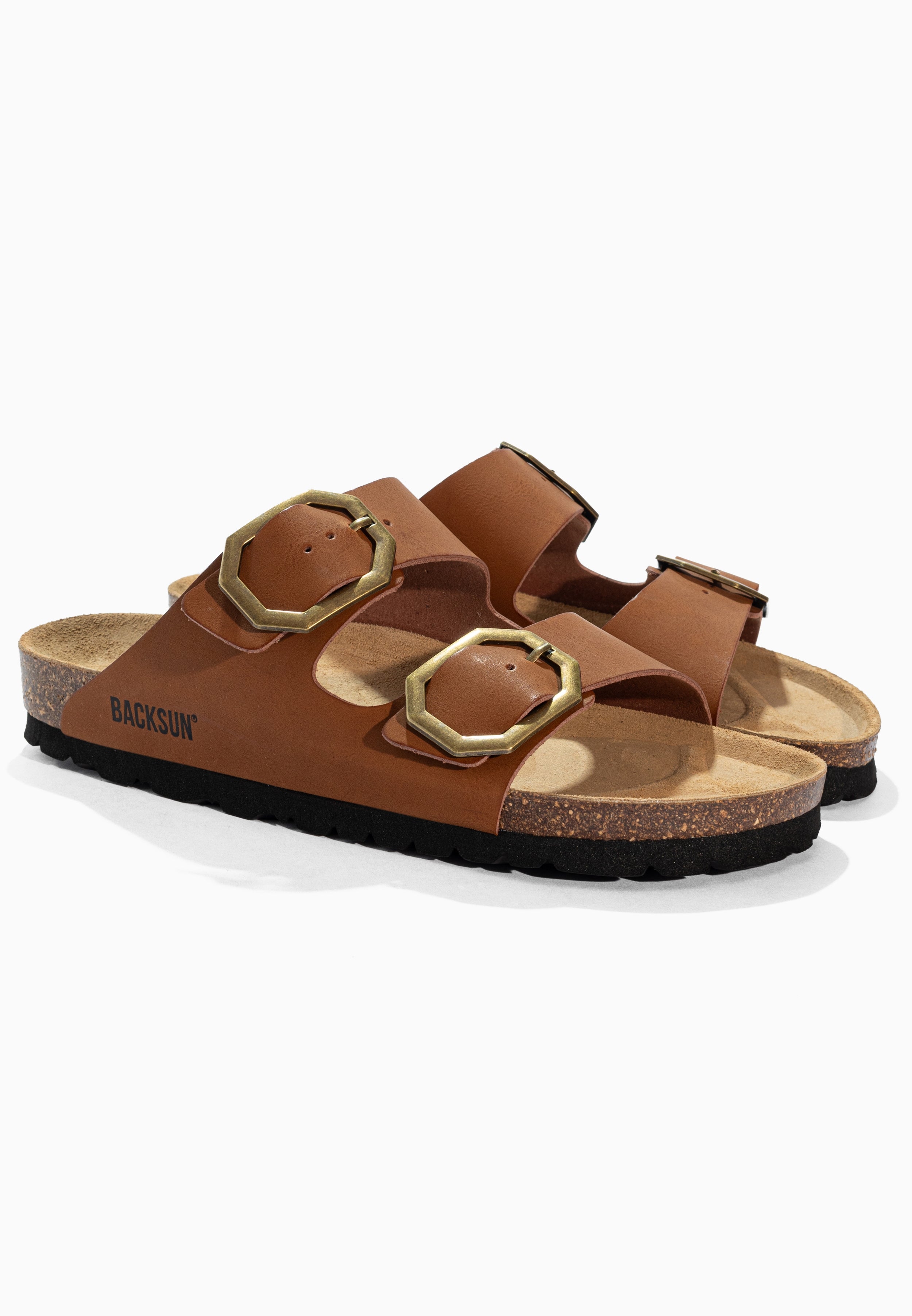 Sandales 2 Brides Londrina Camel