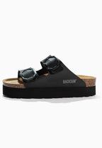 Maldives Black Platform Sandals