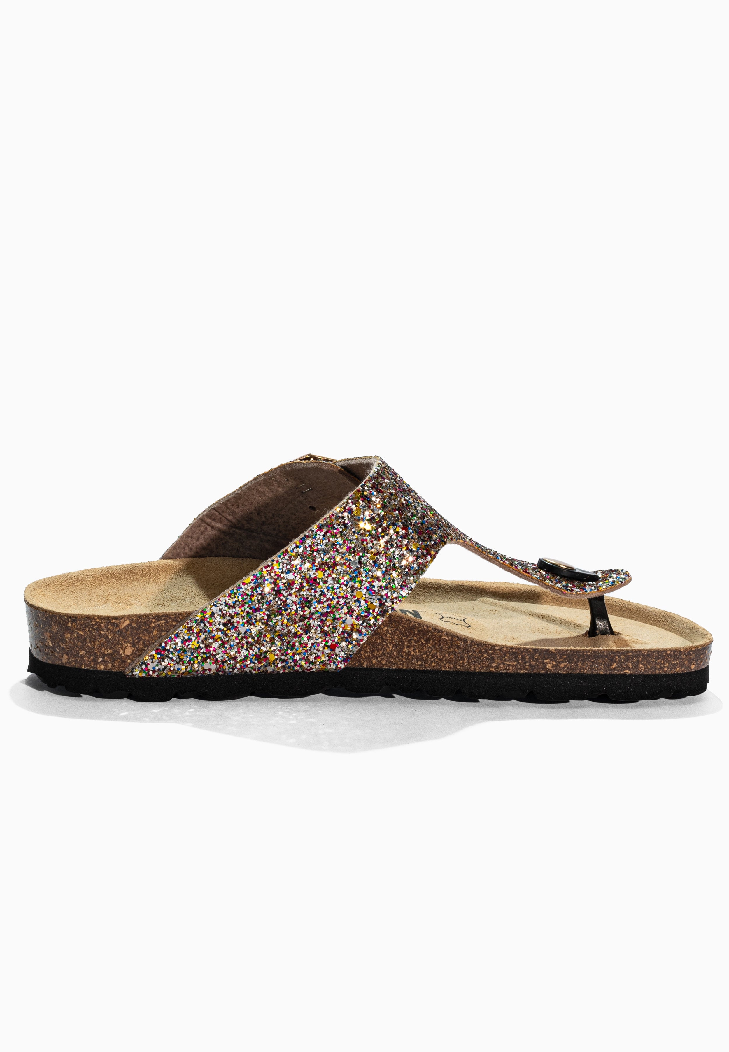Sandales à Entre-doigts Singapore Multicolore pailleté