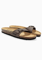 Paris Taupe 1 Strap Sandals