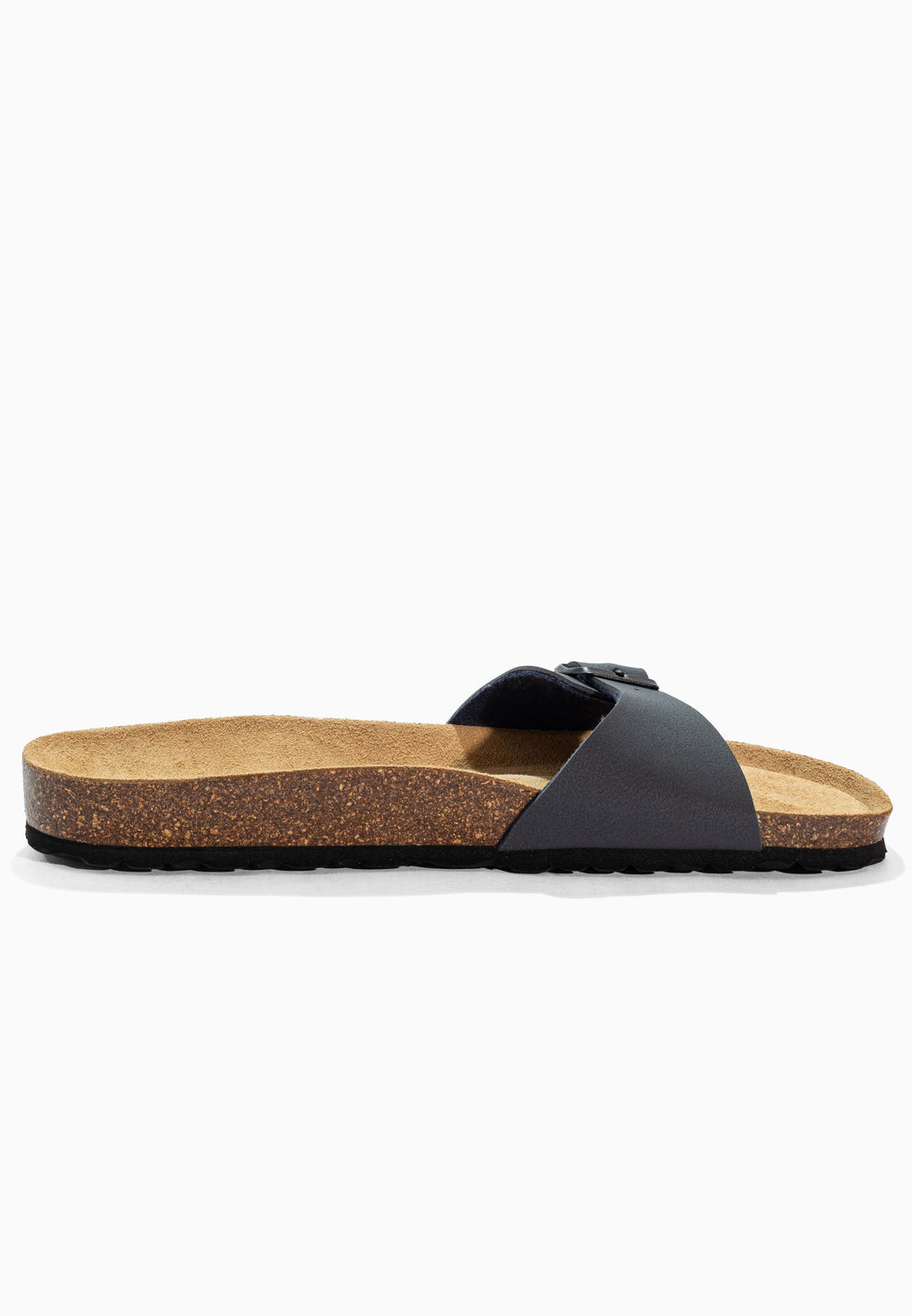 Paris Marineblaue Sandalen mit 1 Riemen