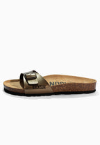 Paris Bronze 1 Strap Sandals