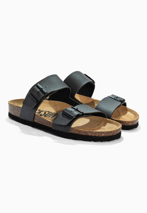 Sandales 2 Brides Messine Anthracite
