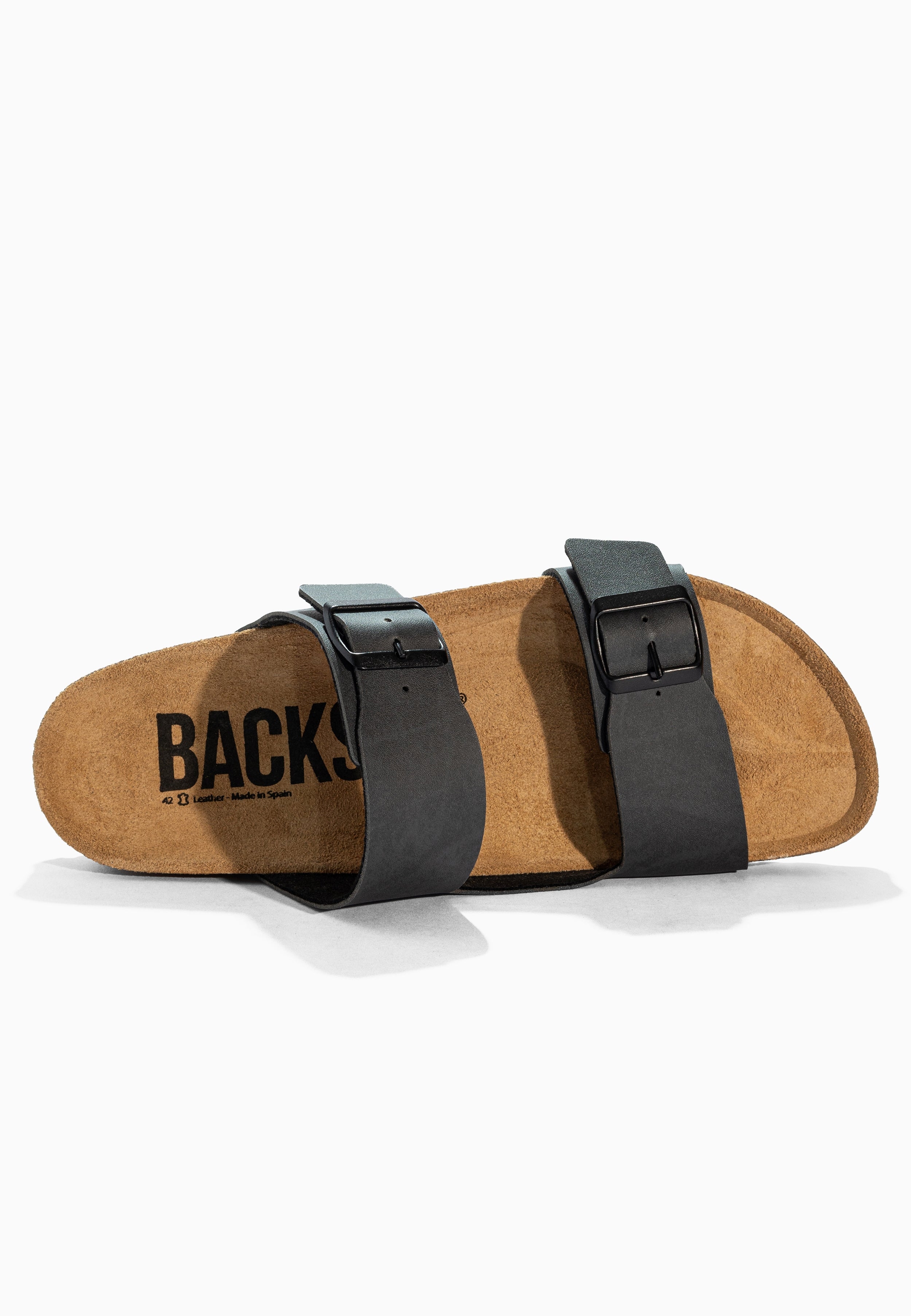 Sandales 2 Brides Messine Anthracite