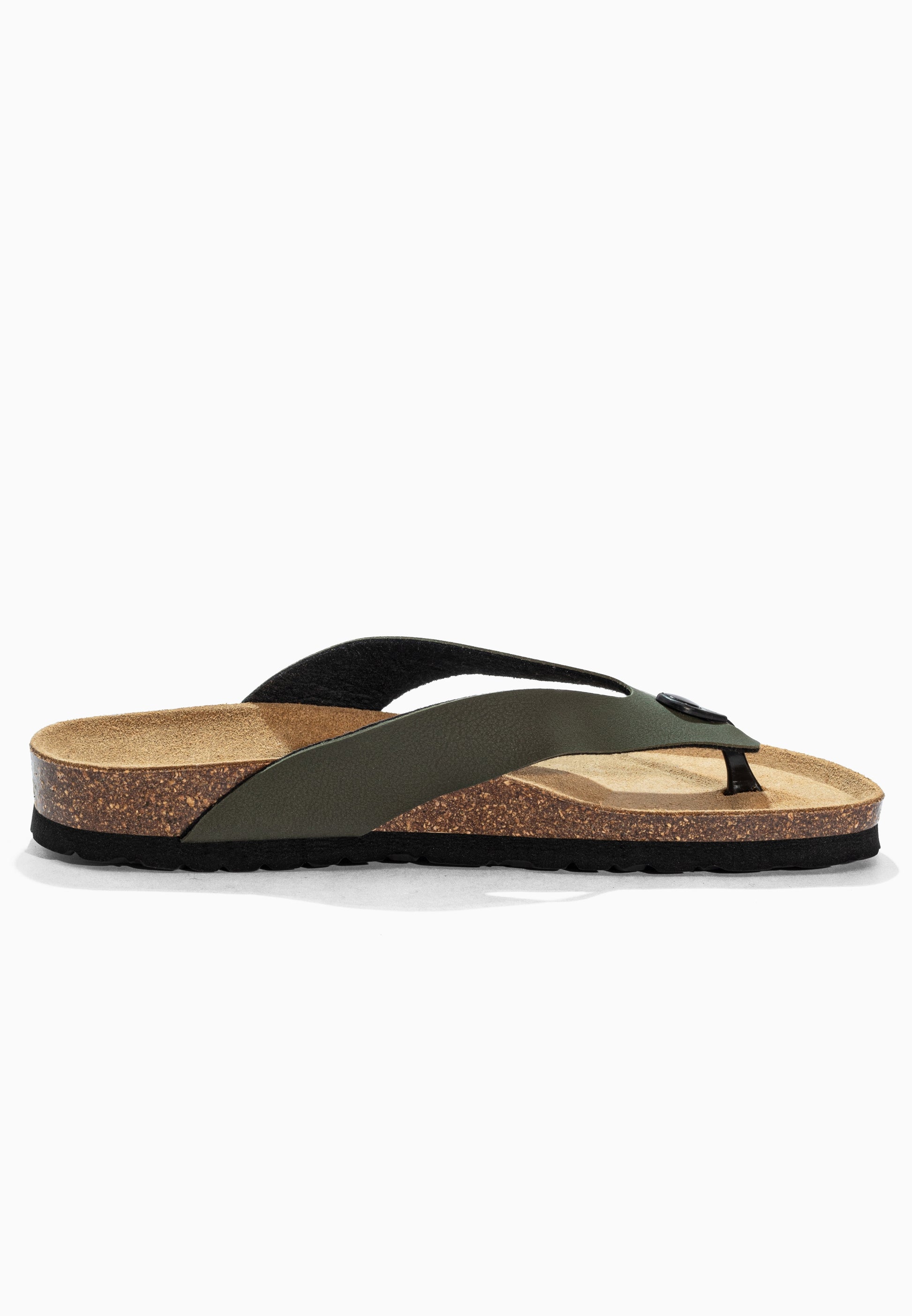 Sandales à Entre-doigts Leopoldos Kaki