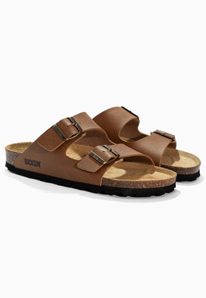 Sandales 2 Brides Bali Camel