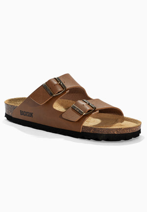 Sandales 2 Brides Bali Camel