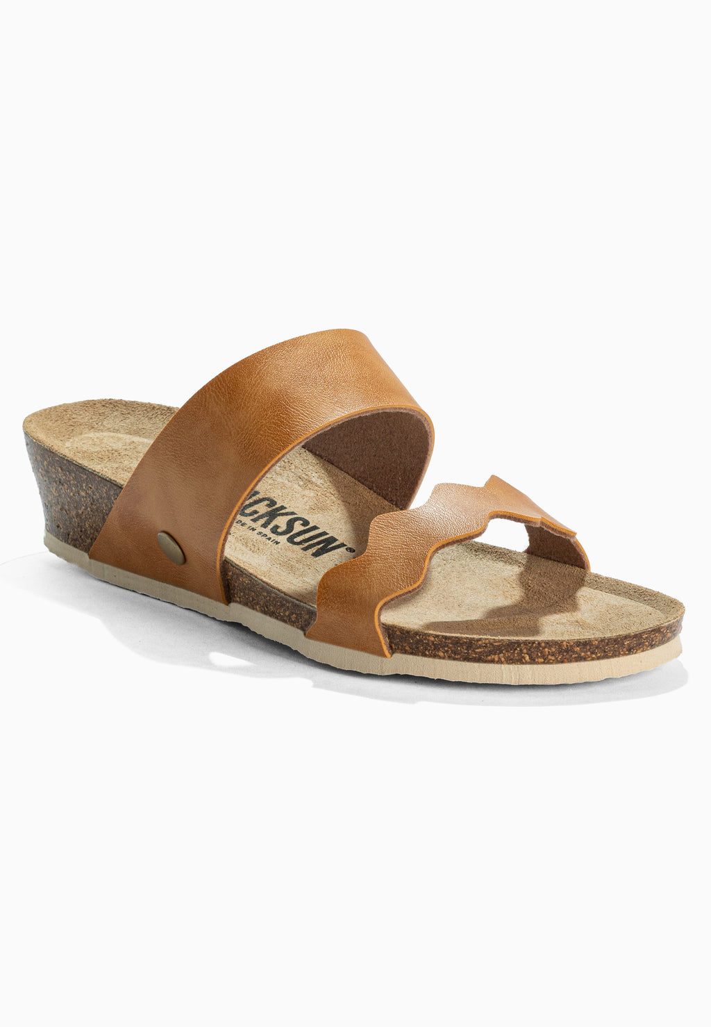 Sandales Compensées et Semi-compensées Vanille Camel