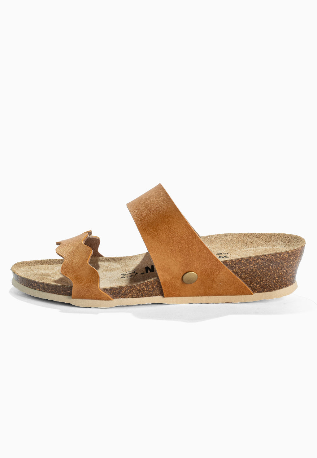 Sandales Compensées et Semi-compensées Vanille Camel