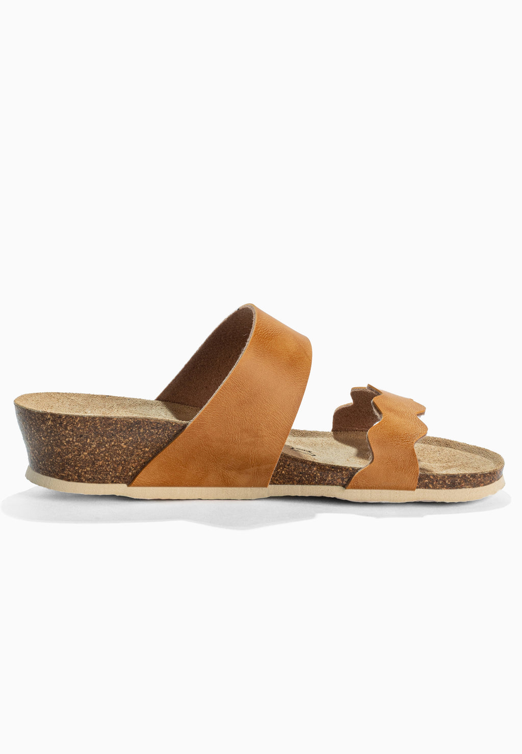 Sandales Compensées et Semi-compensées Vanille Camel