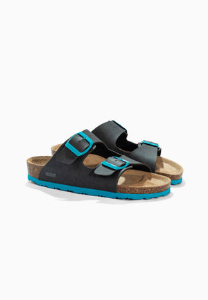 Sandales 2 Brides Bali Anthracite