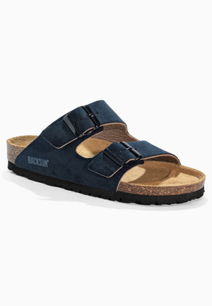 Bali Navy Blue 2-Strap Sandals